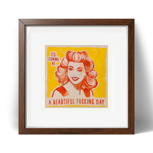 Miss Sunshine in Red Print